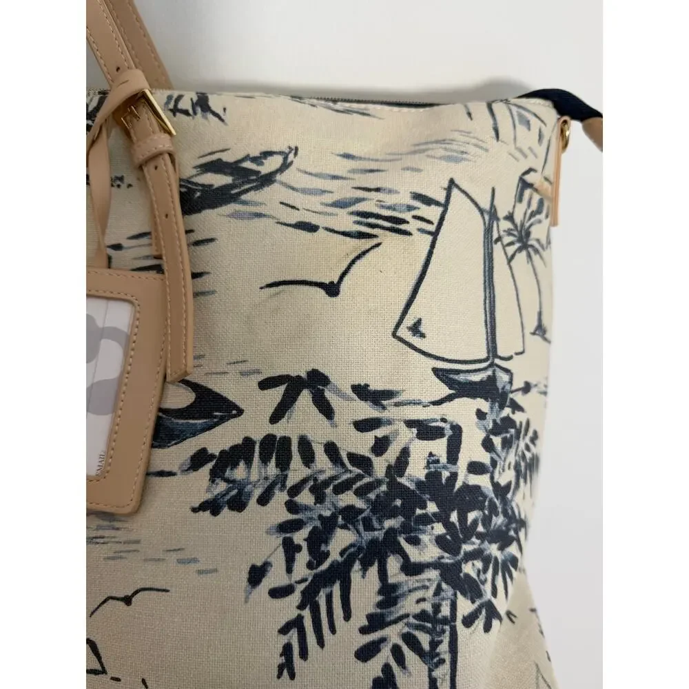 Spartina 449 Seascape Voyager Duffle Bag NWT Retired Print